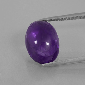 9,17 ctw natürlicher Violet Amethyst, Oval Schliff, Transparent