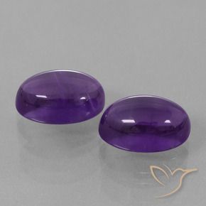 8.84 ct natürliche Mittelviolett Amethyst-Edelsteine, Oval, Transparent