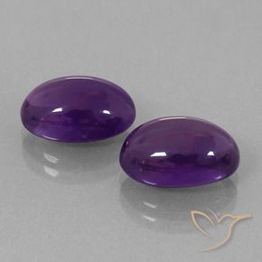 8.04 ct natürliche tiefviolett Amethyst-Edelsteine, Oval, Transparent