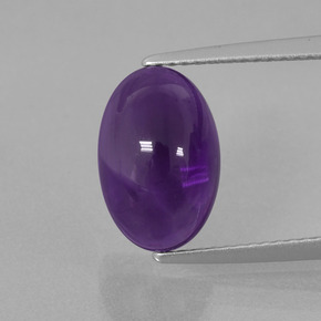 9,17 ctw natürlicher Violett Amethyst, Oval Schliff, Transparent