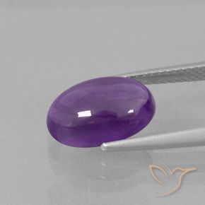 9,17 ctw natürlicher Mittelviolett Amethyst, Oval, Transparent