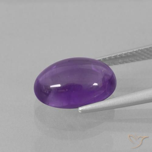 9,17 ctw natürlicher Mittelviolett Amethyst, Oval, Transparent