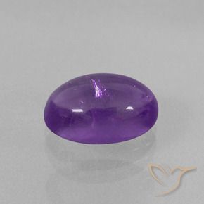 9,17 ctw natürlicher Mittel-helles Violett Amethyst, Oval, Transparent