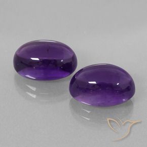 8.85 ct natürliche Mittelviolett Amethyst-Edelsteine, Oval, Transparent