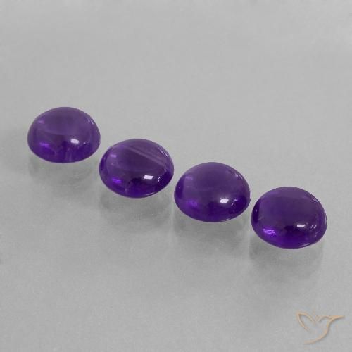 9.33ctw Natürlicher Mittelviolett Amethyst, Runden, Transparent