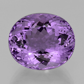 9,17 ctw natürlicher Violet Amethyst, Oval Schliff, VVS