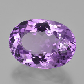 9,17 ctw natürlicher Violett Amethyst, Oval Schliff, VVS