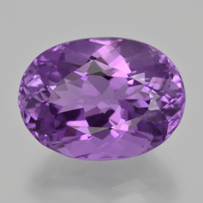 9,17 ctw natürlicher Violet Amethyst, Oval Schliff, VVS