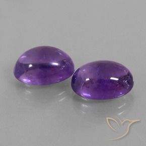 13.78 ct natürliche Mittel-helles Violett Amethyst-Edelsteine, Oval, Transparent