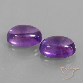 12.30 ct natürliche Mittelviolett Amethyst-Edelsteine, Oval, Transparent