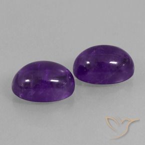 12.64 ct natürliche Mittelviolett Amethyst-Edelsteine, Oval, Transparent