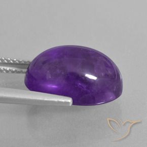 9,17 ctw natürlicher Mittel-helles Violett Amethyst, Oval, Transparent