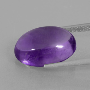 9,17 ctw natürlicher Violet Amethyst, Oval Schliff, Transparent