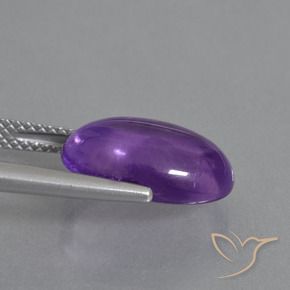 9,17 ctw natürlicher Mittelviolett Amethyst, Oval, Transparent