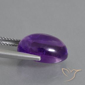 9,17 ctw natürlicher Mittelviolett Amethyst, Oval, Transparent