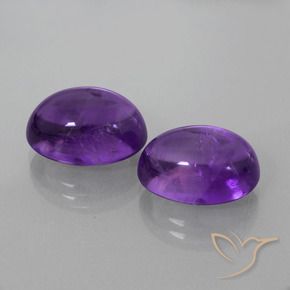 13.62 ct natürliche Mittelviolett Amethyst-Edelsteine, Oval, Transparent
