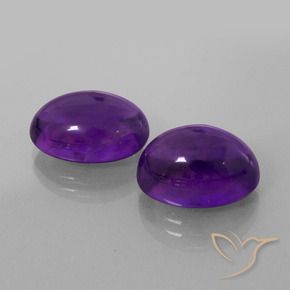 13.29 ct natürliche Mittelviolett Amethyst-Edelsteine, Oval, Transparent