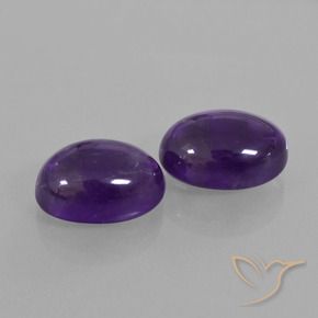 12.94 ct natürliche Mittelviolett Amethyst-Edelsteine, Oval, Transparent