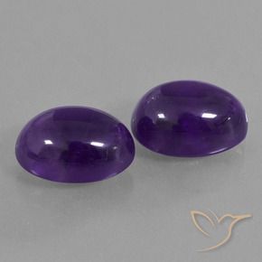 13.67 ct natürliche Mittelviolett Amethyst-Edelsteine, Oval, Transparent