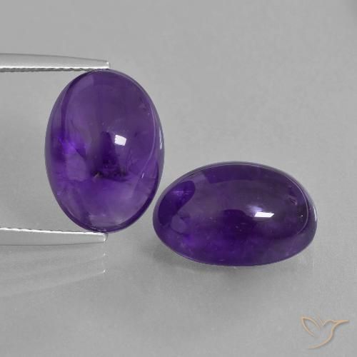 13.30ctw Natürlicher Mittelviolett Amethyst, Oval, Transparent