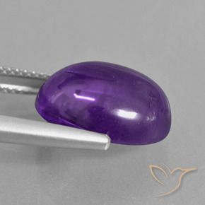 9,17 ctw natürlicher Mittelviolett Amethyst, Oval, Transparent