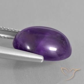 9,17 ctw natürlicher Mittelviolett Amethyst, Oval, Transparent