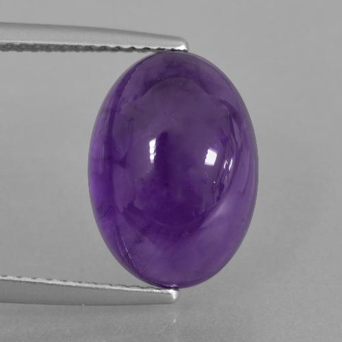 9,17 ctw natürlicher Mittelviolett Amethyst, Oval Schliff, Transparent