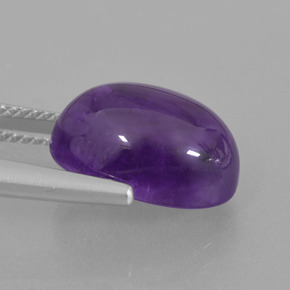 9,17 ctw natürlicher Mittelviolett Amethyst, Oval Schliff, Transparent