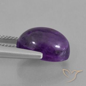 9,17 ctw natürlicher Mittel-helles Violett Amethyst, Oval, Transparent