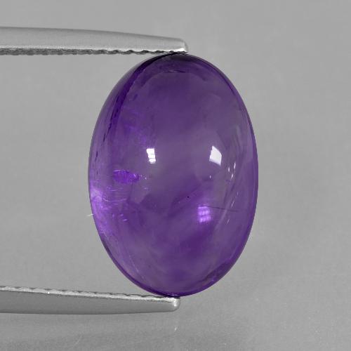 9,17 ctw natürlicher Mittelviolett Amethyst, Oval Schliff, Transparent