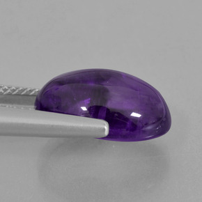 9,17 ctw natürlicher Mittelviolett Amethyst, Oval Schliff, Transparent