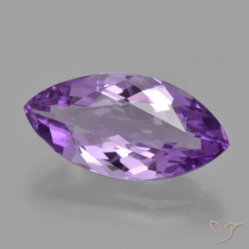 6.24ct Natürlicher Mittelviolett Amethyst, Marquise, VS