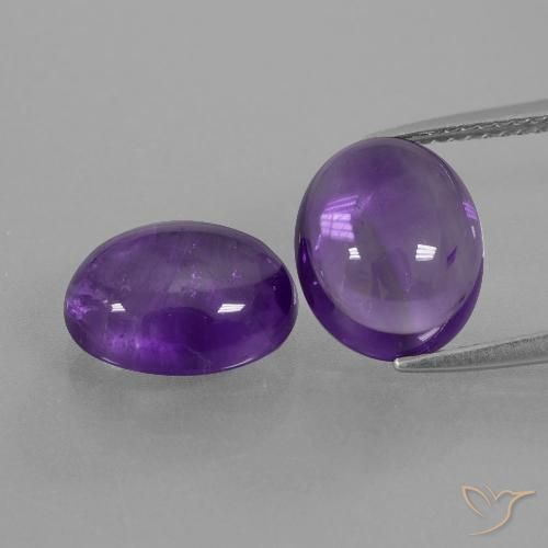 7.88ctw Natürlicher Mittelviolett Amethyst, Oval, Transparent