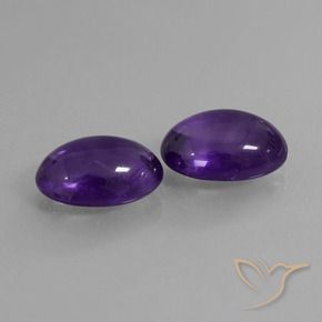 11.03 ct natürliche Mittelviolett Amethyst-Edelsteine, Oval, Transparent