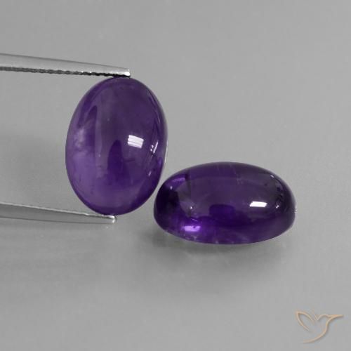 12.63ctw Natürlicher Mittelviolett Amethyst, Oval, Transparent