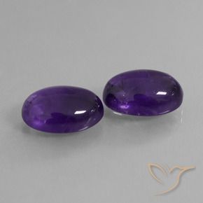 12.63 ct natürliche Mittelviolett Amethyst-Edelsteine, Oval, Transparent
