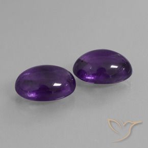 12.52 ct natürliche Mittelviolett Amethyst-Edelsteine, Oval, Transparent