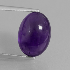 9,17 ctw natürlicher tiefviolett Amethyst, Oval Schliff, Transparent