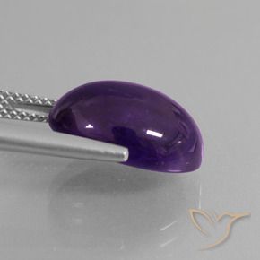 9,17 ctw natürlicher tiefviolett Amethyst, Oval, Transparent