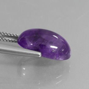 9,17 ctw natürlicher Mittel-helles Violett Amethyst, Oval Schliff, Transparent