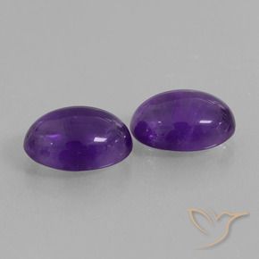 12.70 ct natürliche Mittelviolett Amethyst-Edelsteine, Oval, Transparent