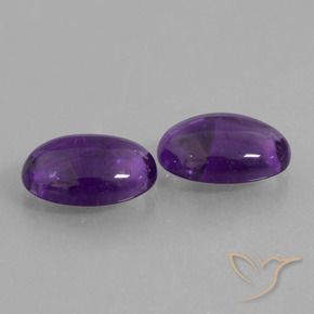 11.45 ct natürliche Mittelviolett Amethyst-Edelsteine, Oval, Transparent