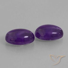 12.78 ct natürliche Mittelviolett Amethyst-Edelsteine, Oval, Transparent