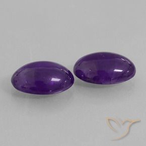 10.63 ct natürliche Mittelviolett Amethyst-Edelsteine, Oval, Transparent