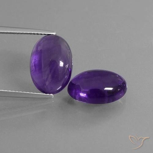 11.97ctw Natürlicher Mittelviolett Amethyst, Oval, Transparent