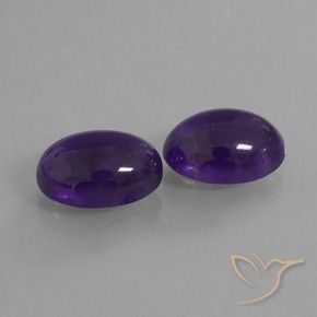 13.54 ct natürliche tiefviolett Amethyst-Edelsteine, Oval, Transparent