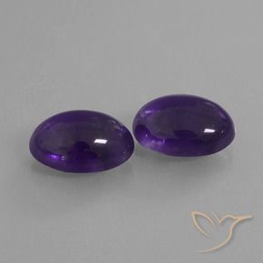 12.53 ct natürliche tiefviolett Amethyst-Edelsteine, Oval, Transparent