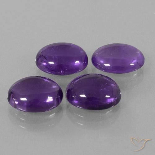 8.83ctw Natürlicher Mittelviolett Amethyst, Oval, Transparent