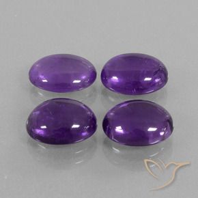 8.83 ct natürliche Mittelviolett Amethyst-Edelsteine, Oval, Transparent