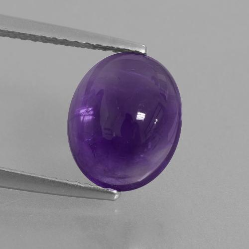 9,17 ctw natürlicher Mittelviolett Amethyst, Oval Schliff, Transparent